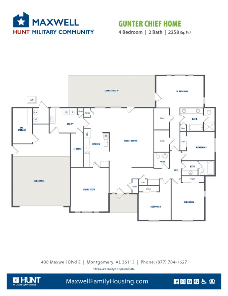 Gunter Chief Home, 4 Bedroom 2 Bath 2258 net sqft 