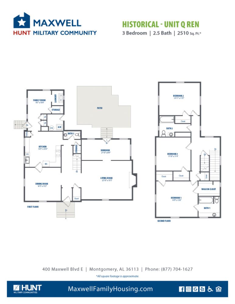 Maxwell Historical SOQ - 3 Bedroom (QRen) 2510 net sqft